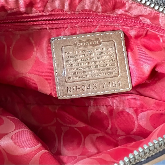 Vintage Coach mini shoulder bag brown leather - Picture 5 of 5